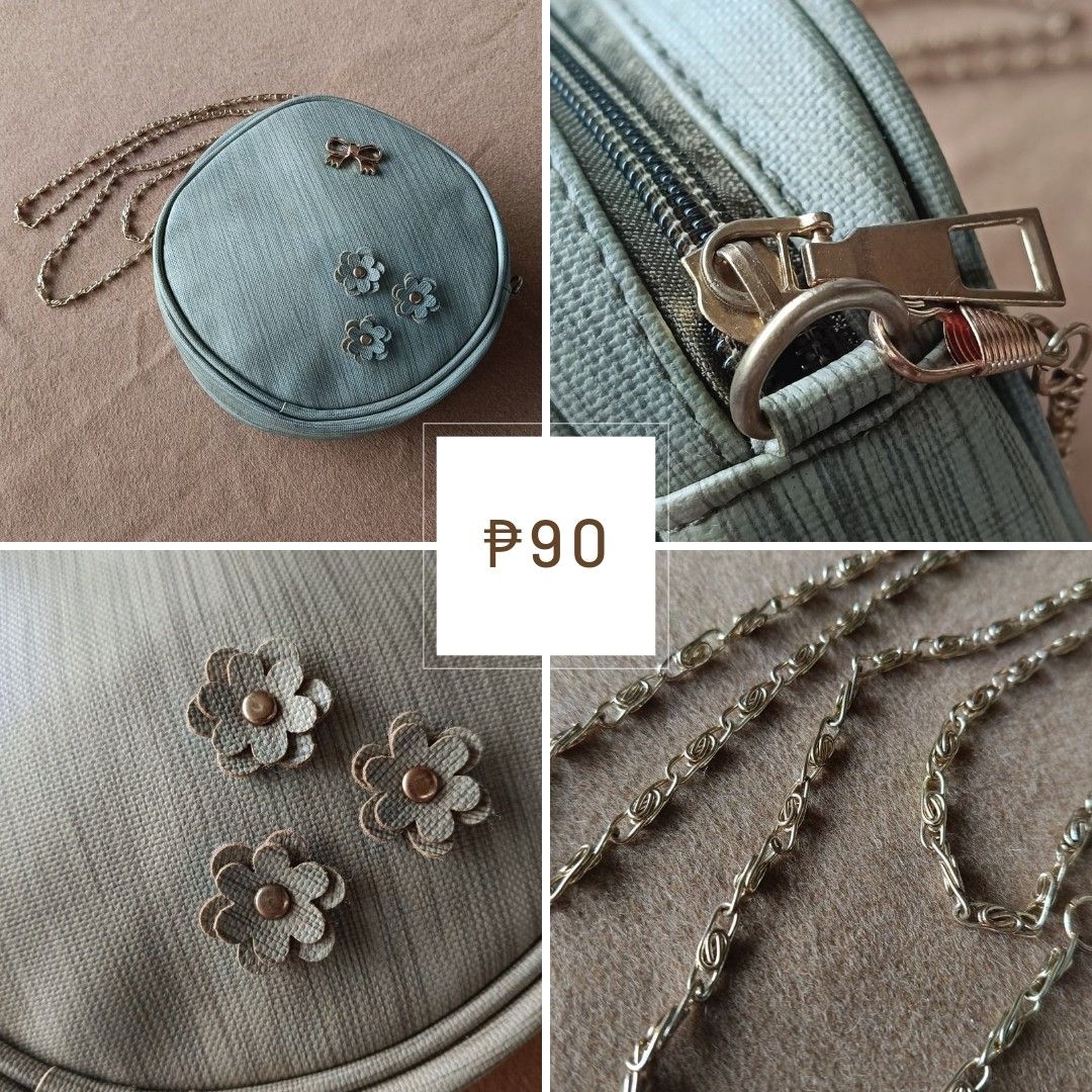 ROUND SLING BAG (CHAIN) (LIKE NEW) (Category: Luxury Bags & Wallets) located in Manila. Submitted by puddybab_m1 (Listing ID 1321351078, Image 1). Description: Rfs: Decluttering my bag collection MODE OF DELIVERIES AVAILABLE: LALAMOVE J&T EXPRESS MEET UP (For nearby places) MODE OF PAYMENTS AVAILABLE: GCASH BANK TRANSFER (AUB) **STRICTLY PAYMENT FIRST POLICY** **FIRST TO PAY GETS ITEM FIRST** **NO REFUND** **SHIPPING EVERY FRIDAY AND MONDAY** IF 