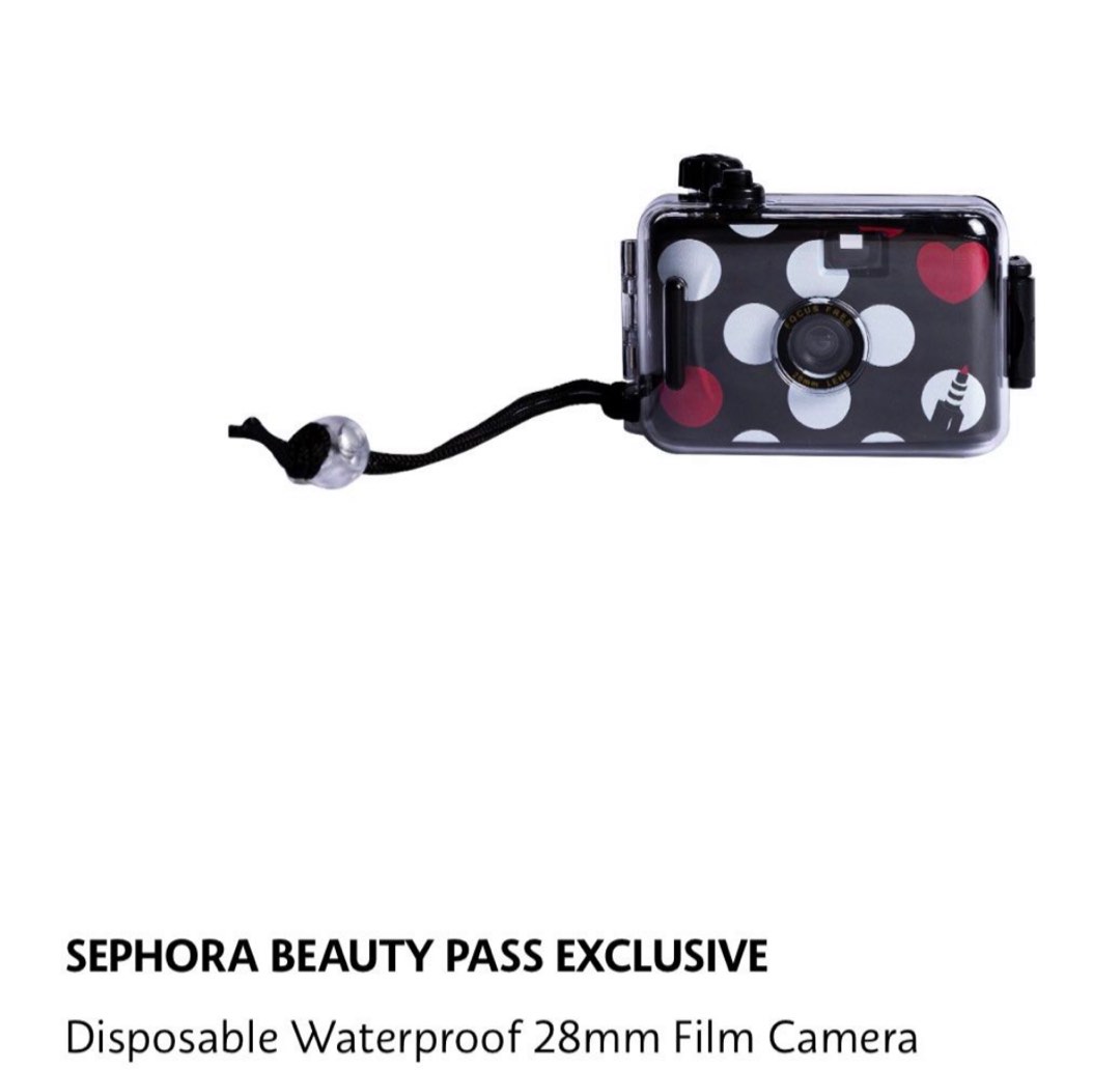 Sephora Disposable Waterproof 28mm Film Camera, Photography, Cameras on ...