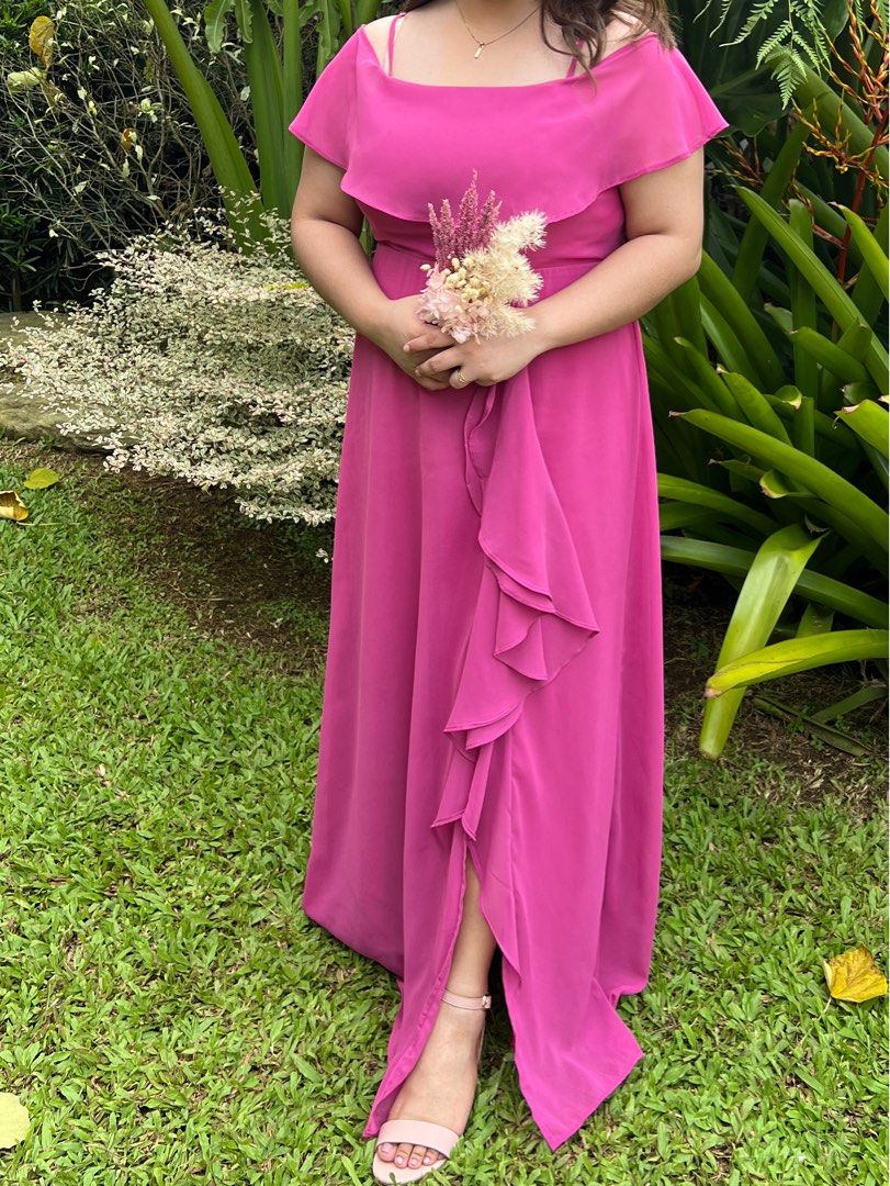 SHEIN Belle Plus Size Bridesmaid Dress (0XL), Women's Fashion, Dresses &  Sets, Evening dresses & gowns on Carousell