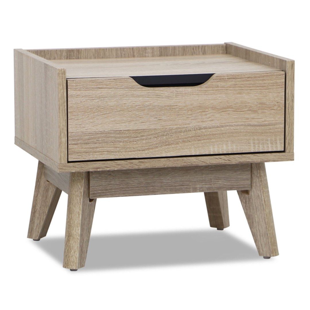Side Table (Category: Tables & Sets) located in Singapore. Submitted by jojo_pix (Listing ID 1321342552, Image 2). Description: Table maximum load: 10 kg Drawer maximum load: 4 kg Material: Laminate, MDF Wood, Particle Board Width (cm) : 43 Depth (cm): 34 Height (cm): 36.50.