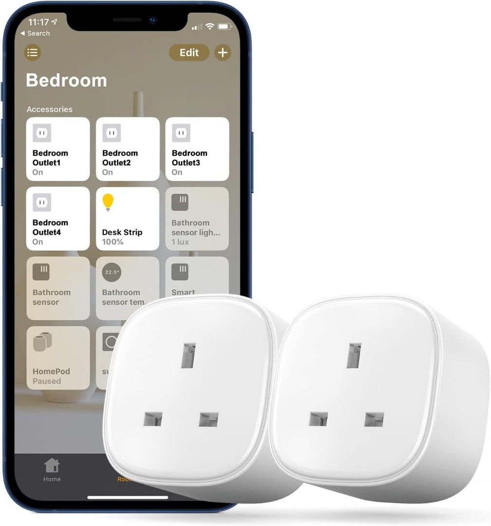 Smart Plug, Meross WiFi Smart Socket Compatible with Alexa Google