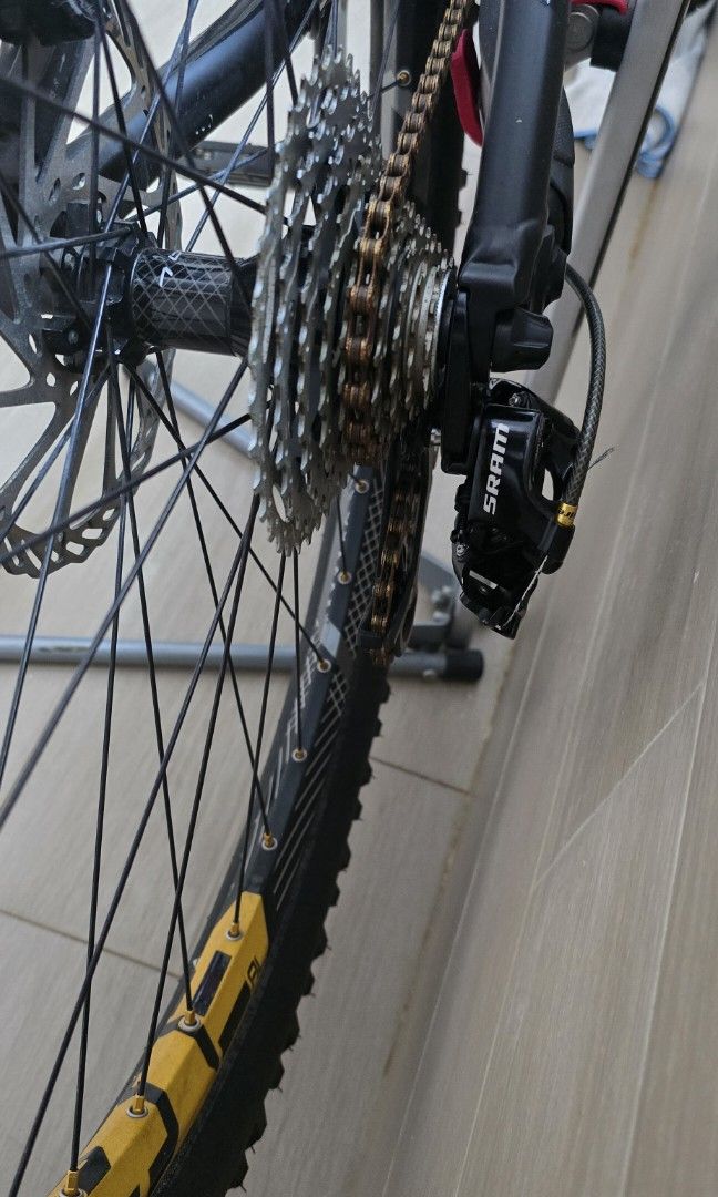 Specialized Enduro Expert Evo 2011 matt black gold Sports Equipment Bicycles Parts Bicycles on Carousell