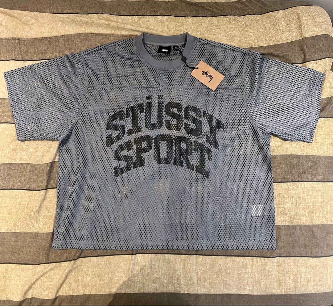 Stussy Sport Jersey Silver (Category: Tshirts & Polo Shirts ) located in Makati City. Submitted by rafa87 (Listing ID 1321464175, Image 2). Description: Brand new w tags Purchased overseas Size Medium Shipping shouldered by buyer.