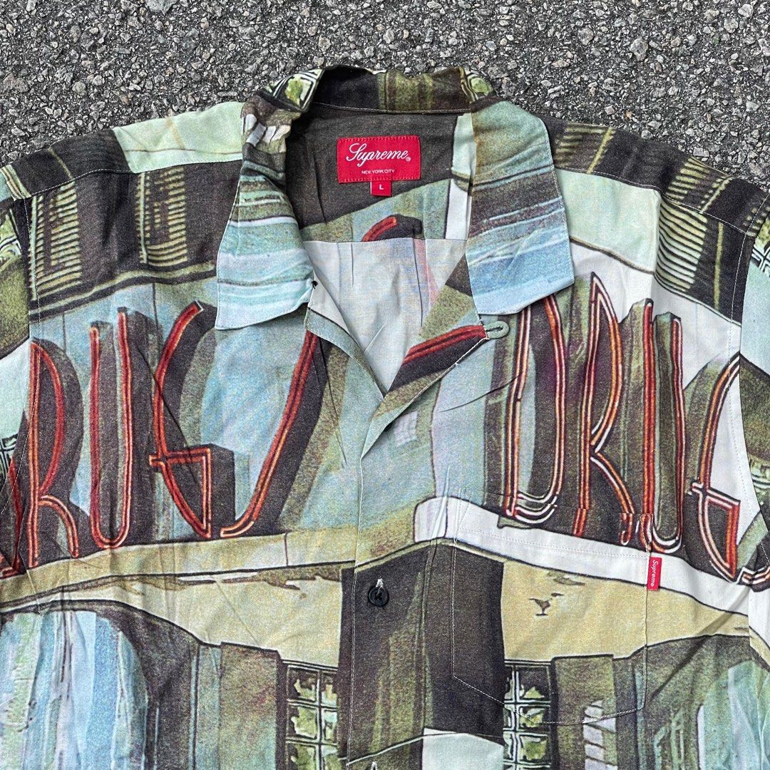 Supreme Drugs Rayon Shirt L 窪塚着用 同型同色 supreme drug Supreme Drugs Rayon Shirt L 窪塚着用 同型同色 supreme drug