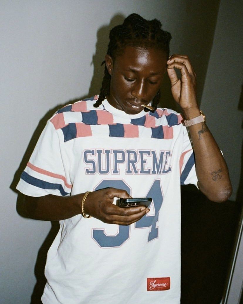 supreme patchwork yoke football top fw 24 week 1 new york, Men