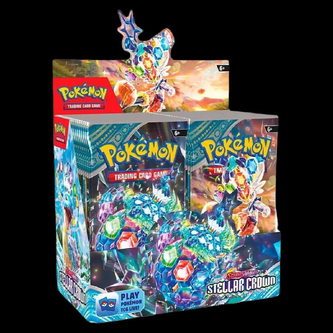 SV07 Pokemon Stellar Crown Booster Box, Hobbies & Toys, Toys & Games on  Carousell