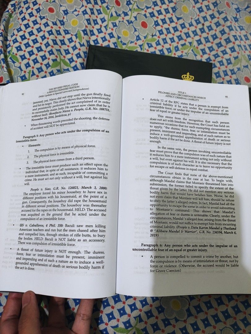 The Revised Penal Code A Revolutionized Edition (Catral 2020) (Category: Textbooks) located in Bayambang. Submitted by elibelly (Listing ID 1321399034, Image 2). Description: Bought for 850Php Pencil markings on first 15 pages Catral 2020.