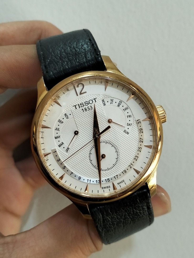 TISSOT TRADITION PERPETUAL CALENDAR Fesyen Pria Jam Tangan di Carousell