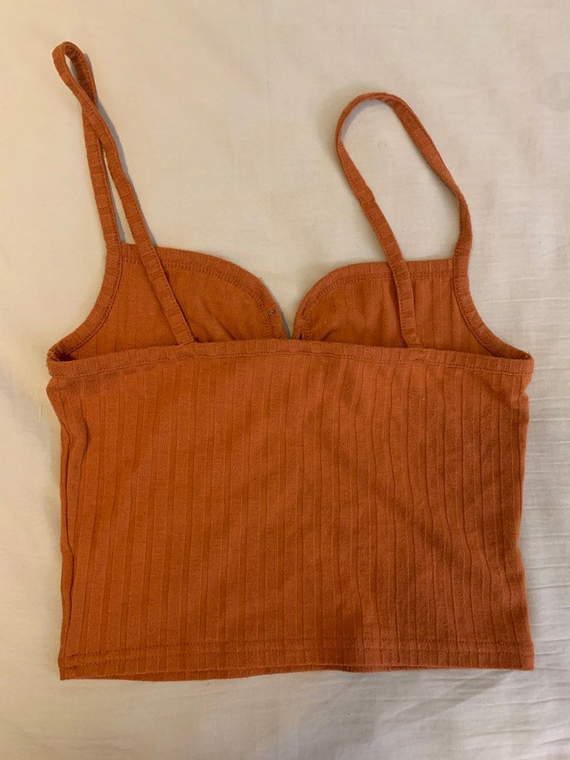 Topshop spaghetti strap crop top Women s Fashion Tops Sleeveless on Carousell
