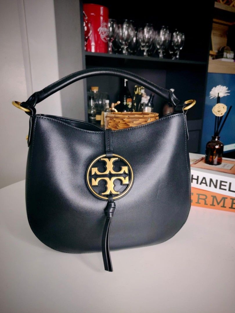 Tory burch miller hobo bag black hotsell