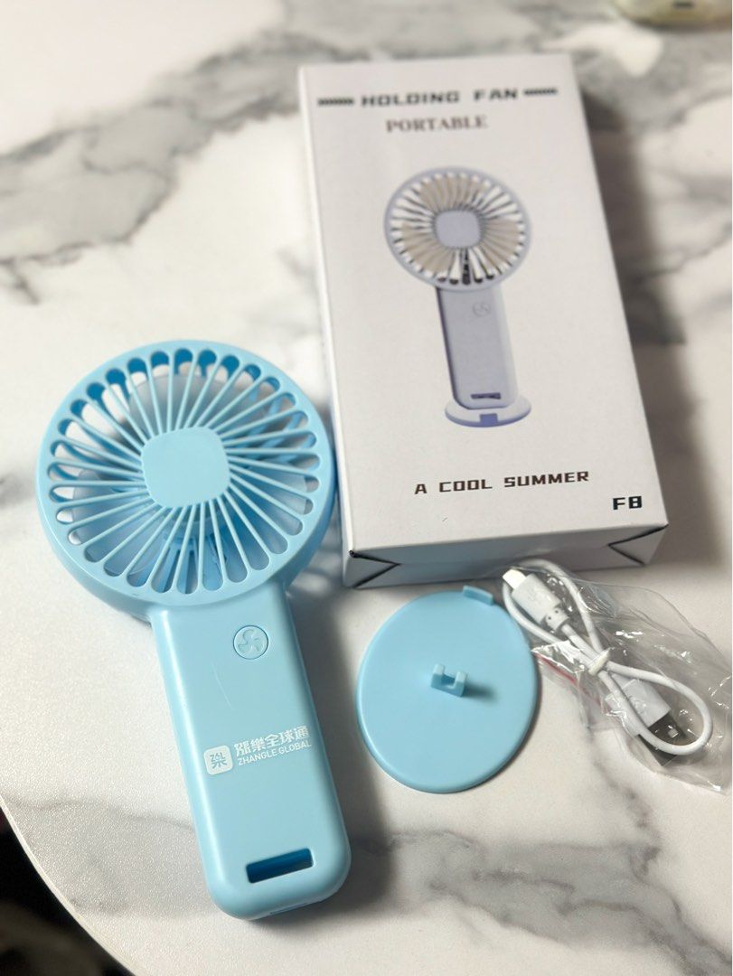 全新手提風扇|USB 風扇|便攜風扇|超輕可座檯兩用|Portable Fan|Travel Fan, 傢俬&家居, 燈飾及風扇, 風扇 ...