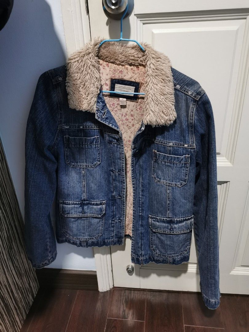 A&f denim jacket shop