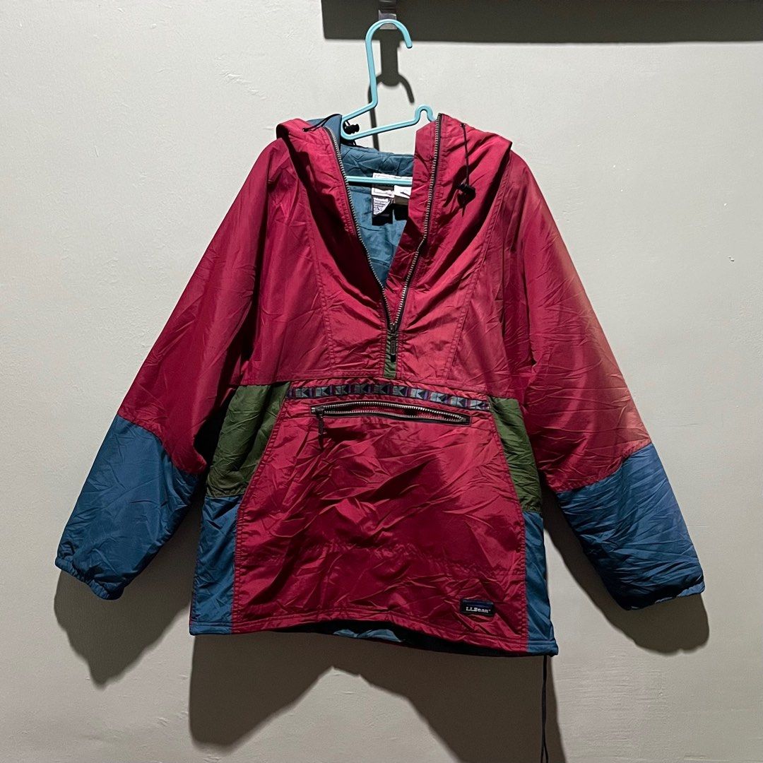 Vintage LL BEAN Anorak Retro Jacket Pullover