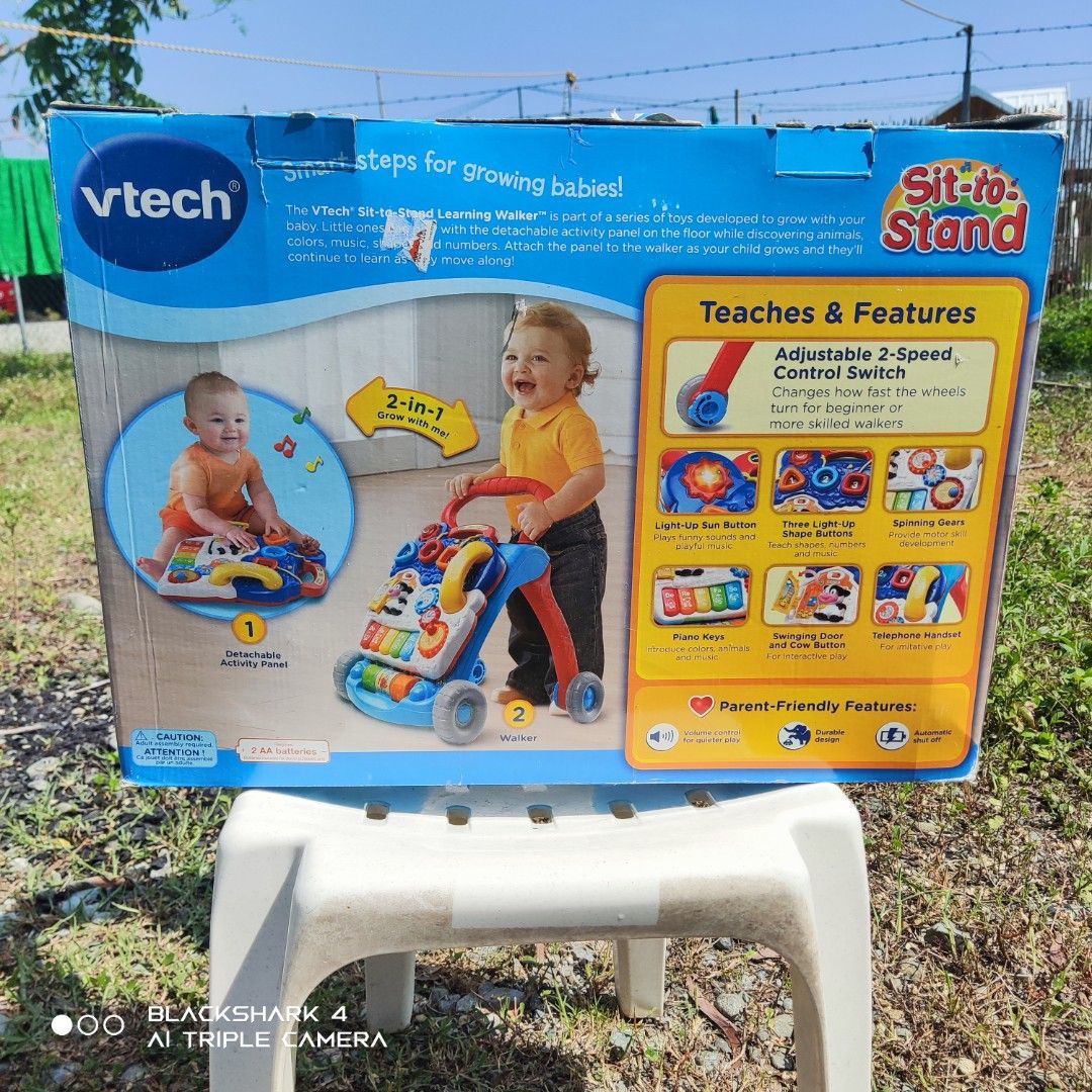 VTECH SIT-TO-STAND LEARNING WALKER 9-36 MONTHS INTERACTIVE PANEL (Category: Infant Playtime) located in Bugallon. Submitted by ariel013 (Listing ID 1321320268, Image 2). Description: .