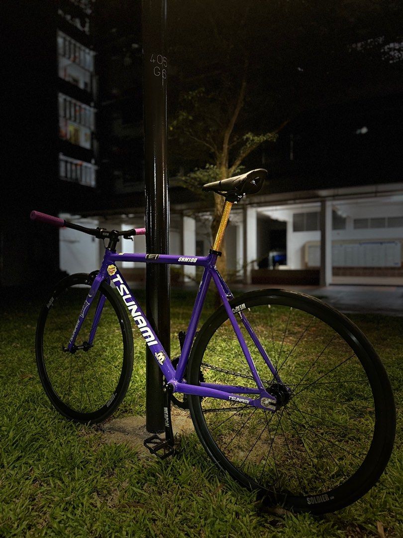 Wtt/wts Tsunami snm100 purple.frameset ONLY ❗️, Sports Equipment