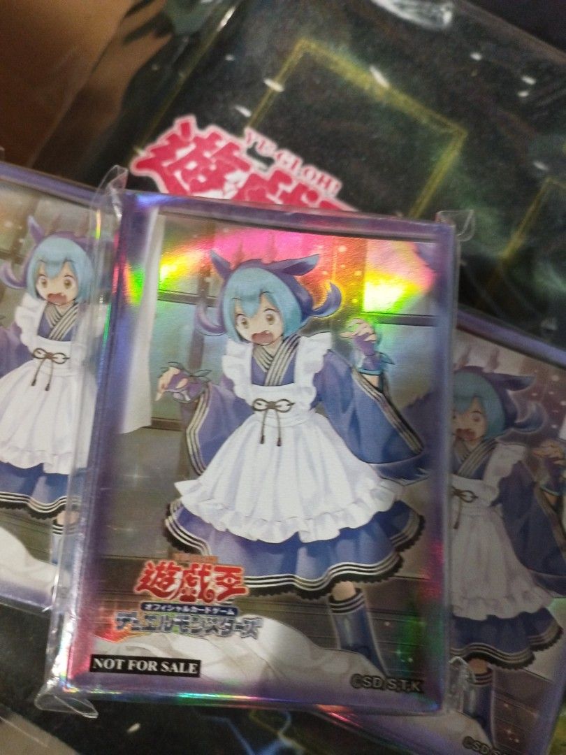 YuGiOh OCG - Laundry Dragon maid Sleeves, Hobbies & Toys, Toys & Games on  Carousell