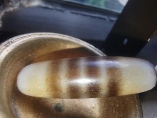 十幾年前臺灣手工珠 七線瑪瑙線珠 38mm64189320968323110