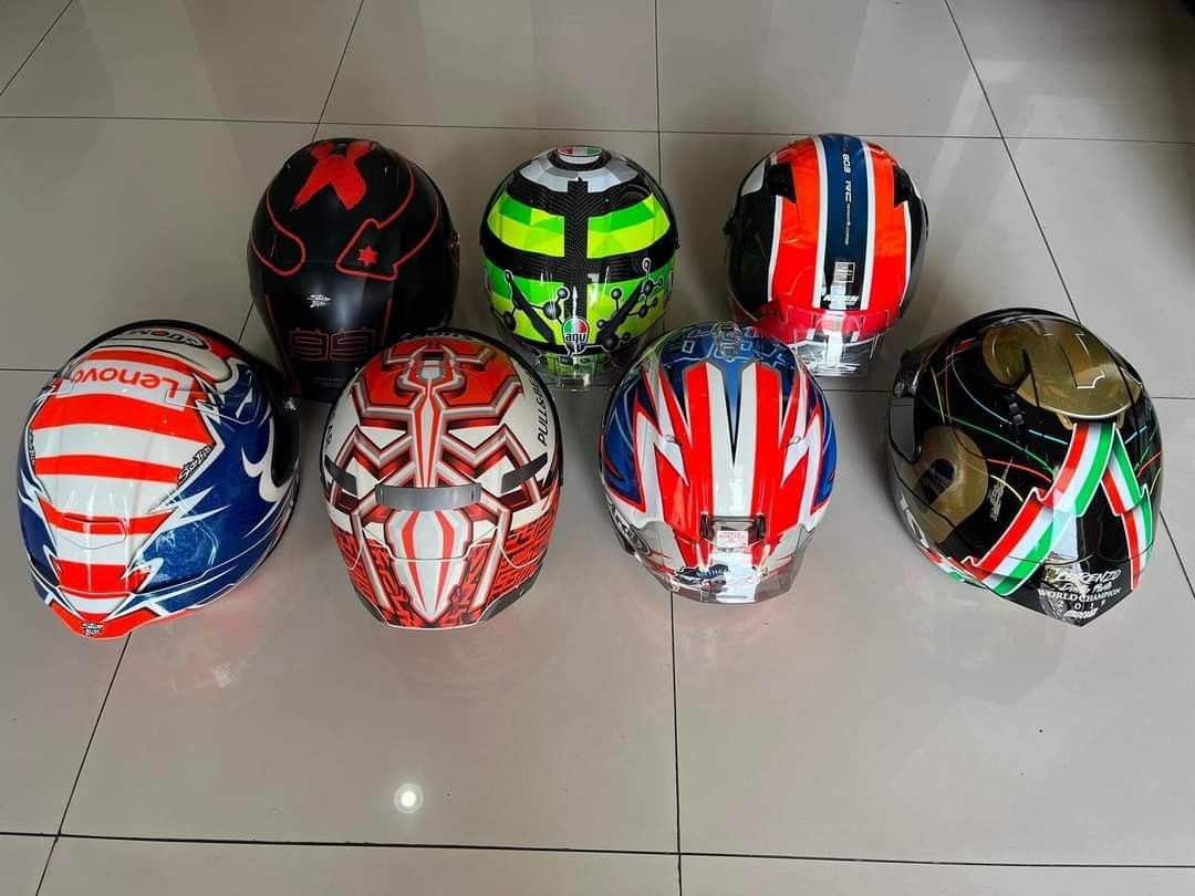 AGV PISTA GPR IANONE ARAI RX7X HAYDEN SHOEI X14 XSPIRIT MARQUEZ MM93 SUOMY SR GP DOVIZIOSO