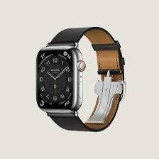 Apple Watch Hermes Strap 44mm Noir Deployment Buckle Luxury Accessories on Carousell