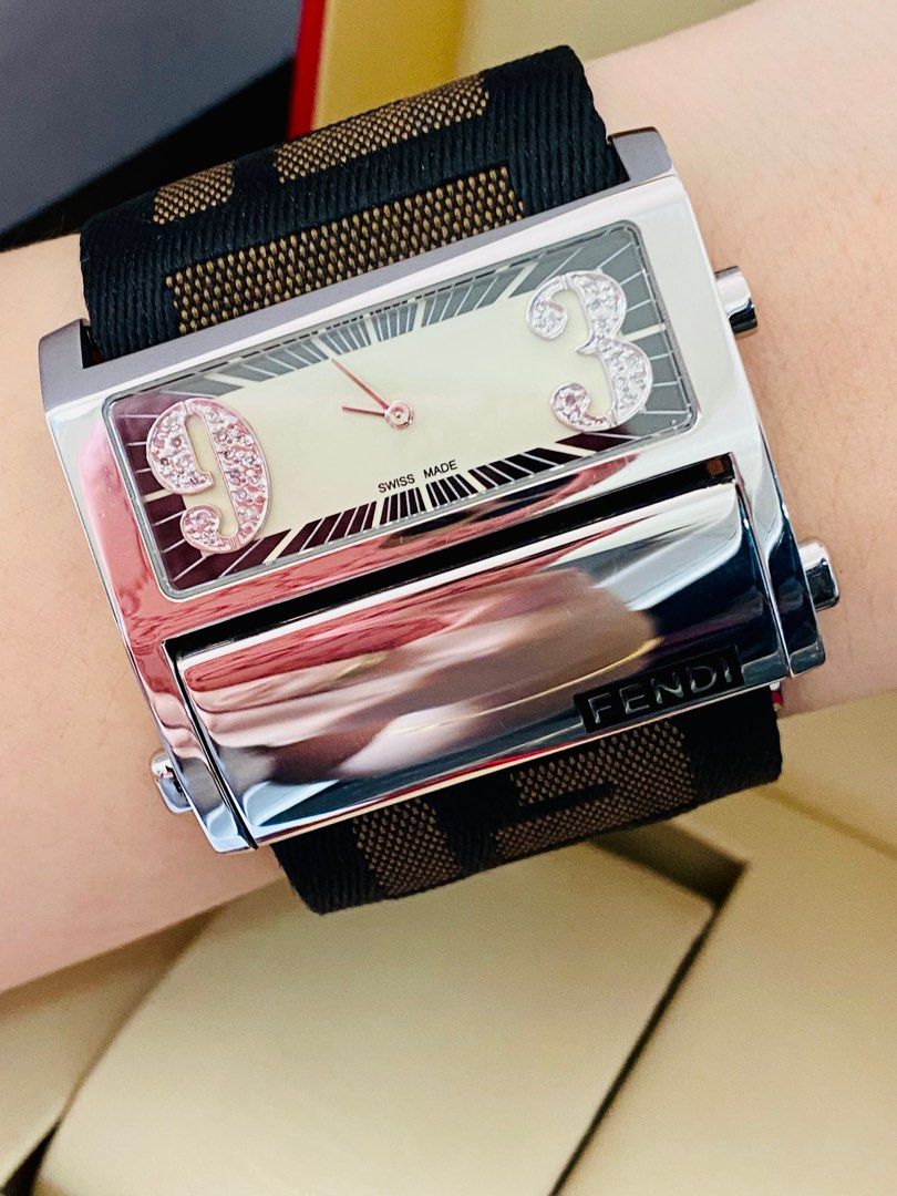 Authentic Fendi Zip Code Diamonds Watch for Ladies Women s Fashion Watches Accessories Watches on Carousell