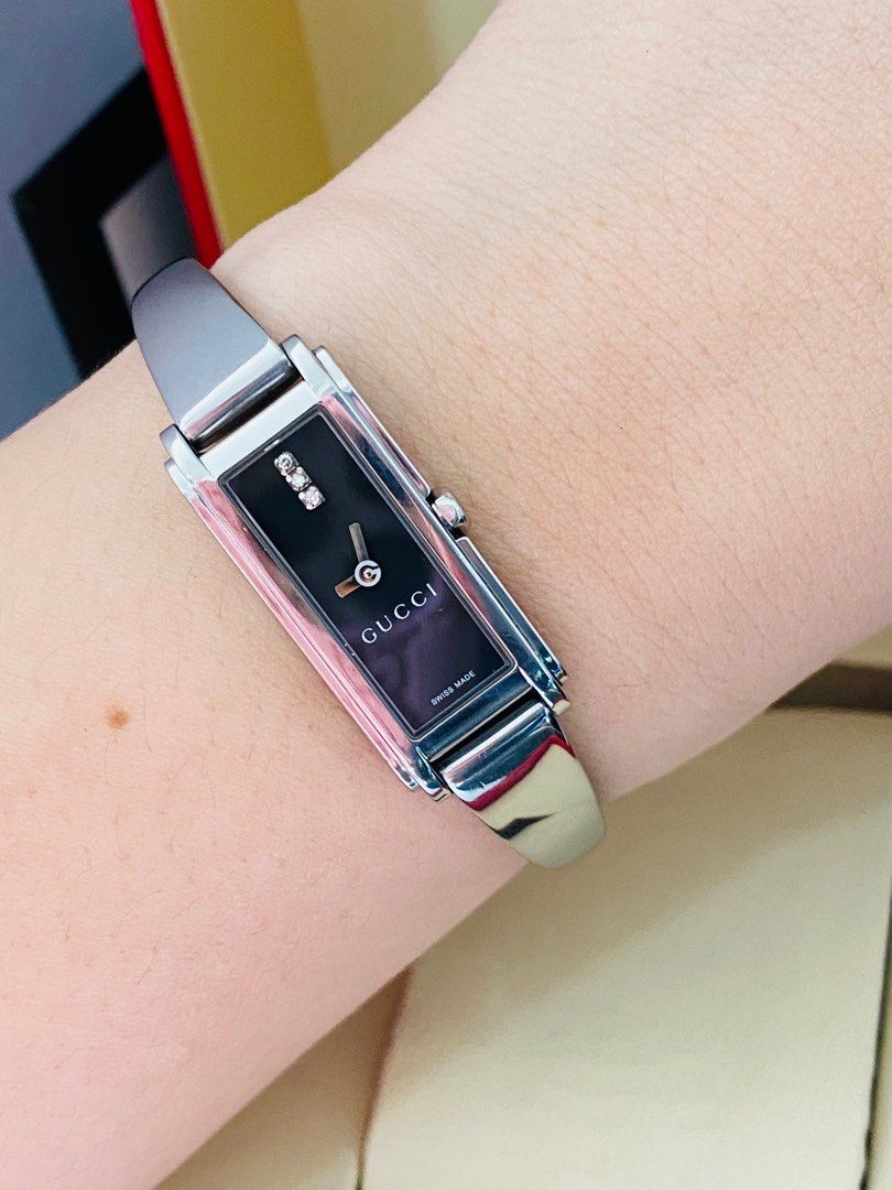 Gucci g line ladies bangle watch on sale