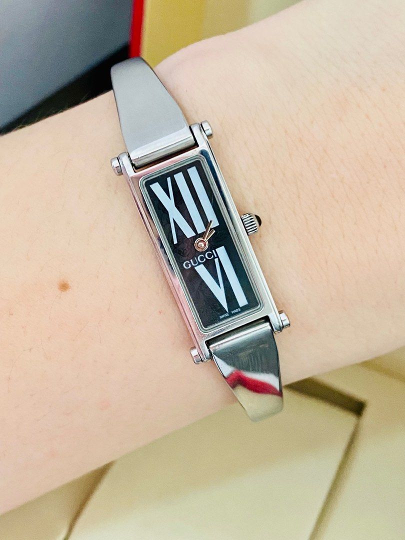 Authentic Gucci Bangle 1500L Watch for Ladies Women s Fashion Watches Accessories Watches on Carousell