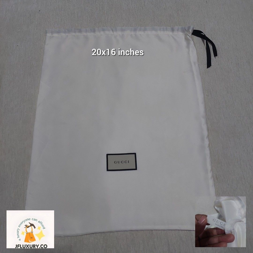 Real gucci dust bag on sale