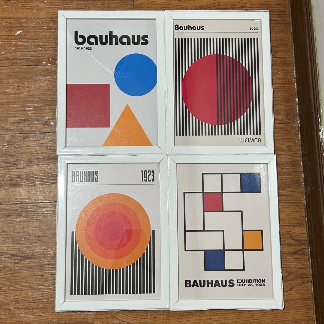 bauhaus design wall poster framed (Category: Wall Decor) located in Cavite. Submitted by _schmyla (Listing ID 1321497758, Image 2). Description: .