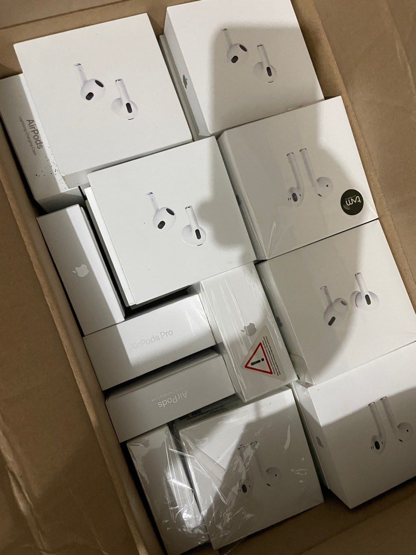 box Airpods Original apple, Telepon Seluler Tablet, iPhone