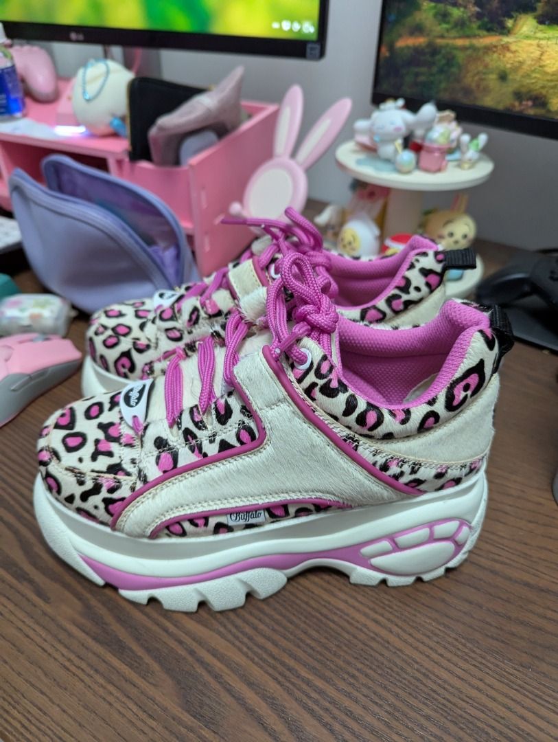 Leopard print buffalo shoes on sale