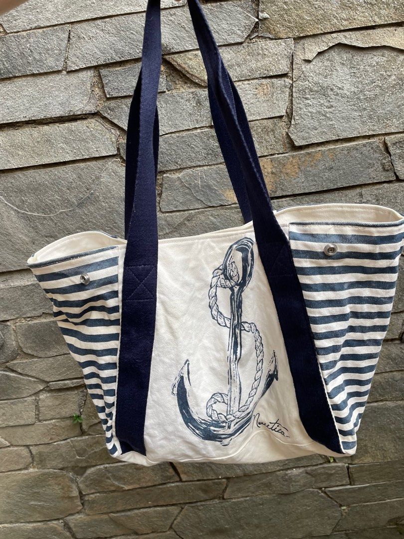 Reprice Its a Nautica Canvas Tote