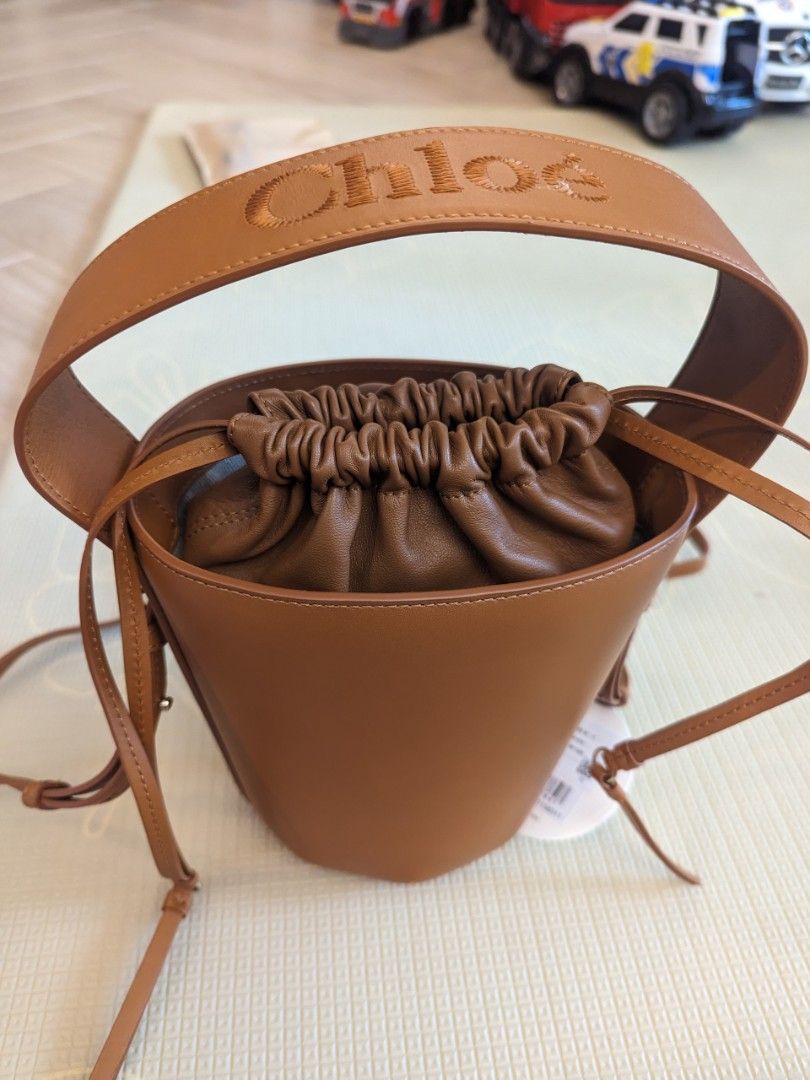 Chloe Sense Leather Bucket Bag, Women's Fashion, Bags Wallets - Main Image
