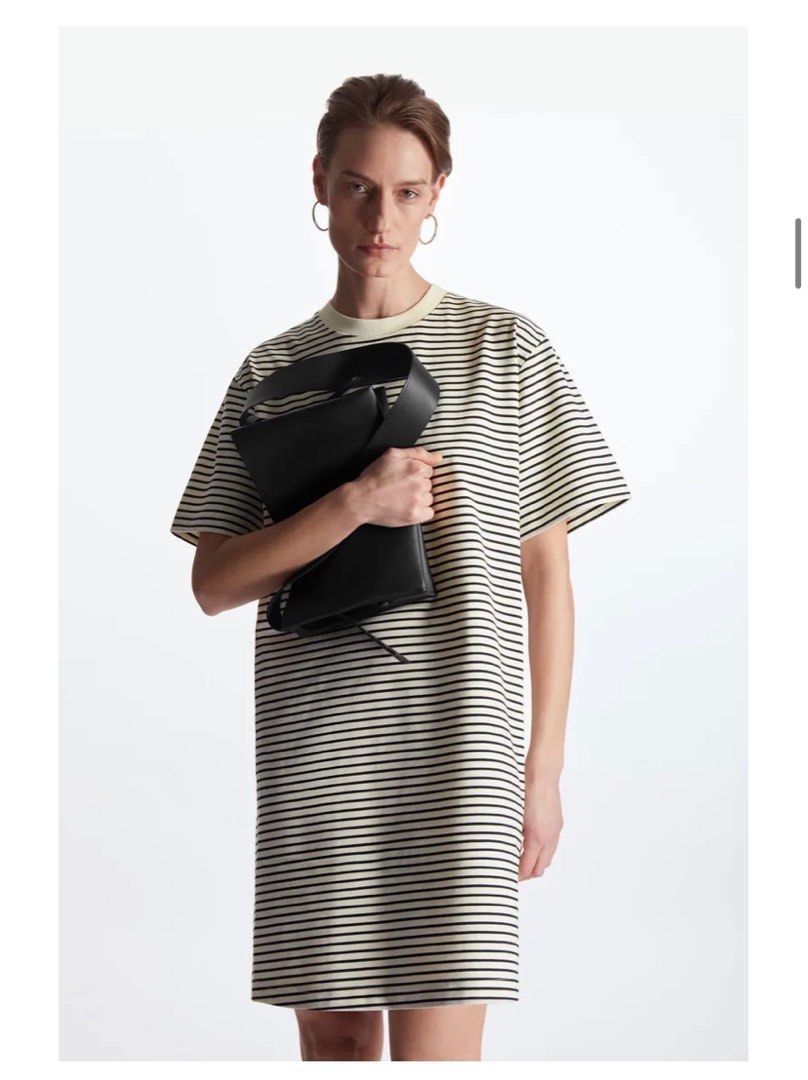 Cos striped shirt dress best sale