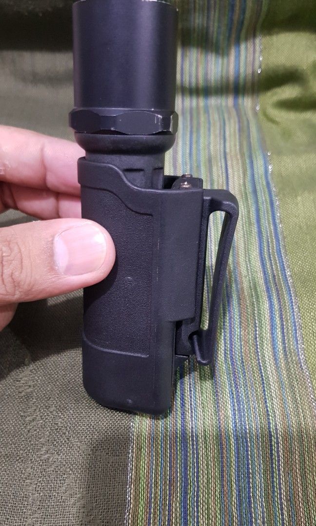 CQC Surefire flashlight holster (Category: Hiking & Camping) located in Manila. Submitted by blackwaterph (Listing ID 1321601762, Image 3). Description: CQC SUREFIRE FLASLIGHT HOLSTER FOR MORE INFO= 09673078944.