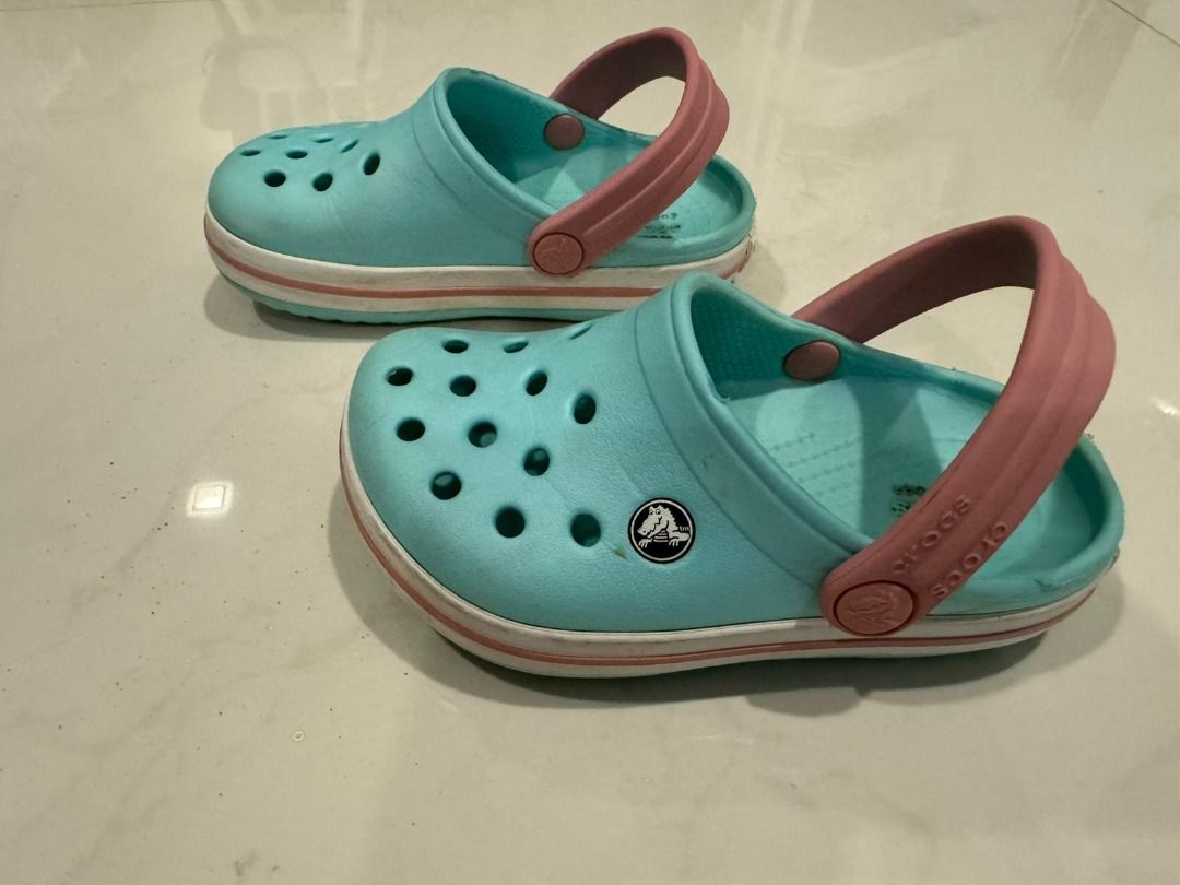 Crocs Kids Crocband Sandals Size C7 Babies Kids Babies Kids Fashion on Carousell