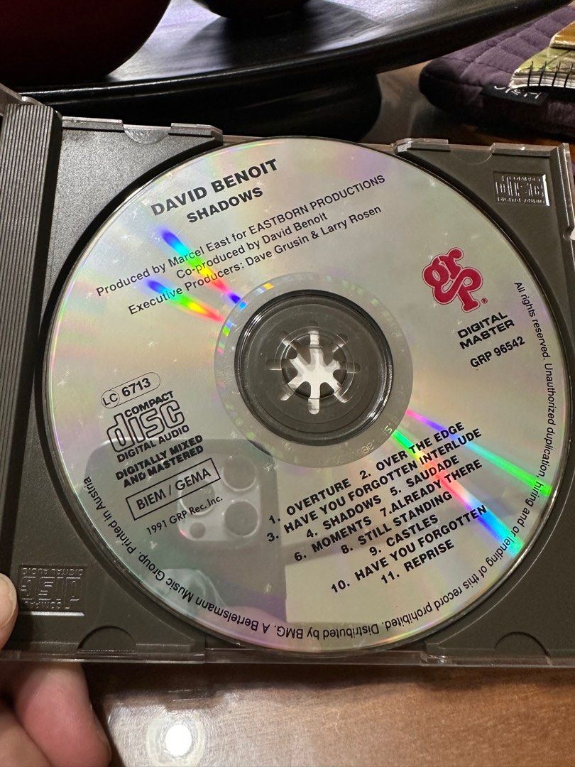 David Benoit Shadows (Category: Vinyls) located in San Fernando. Submitted by randomstuffphilippines (Listing ID 1321569827, Image 3). Description: .