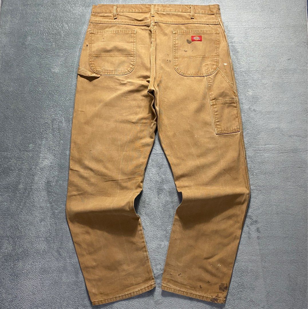 Dickies Light Brown Carpenter Pants Men s Fashion Bottoms Jeans on Carousell