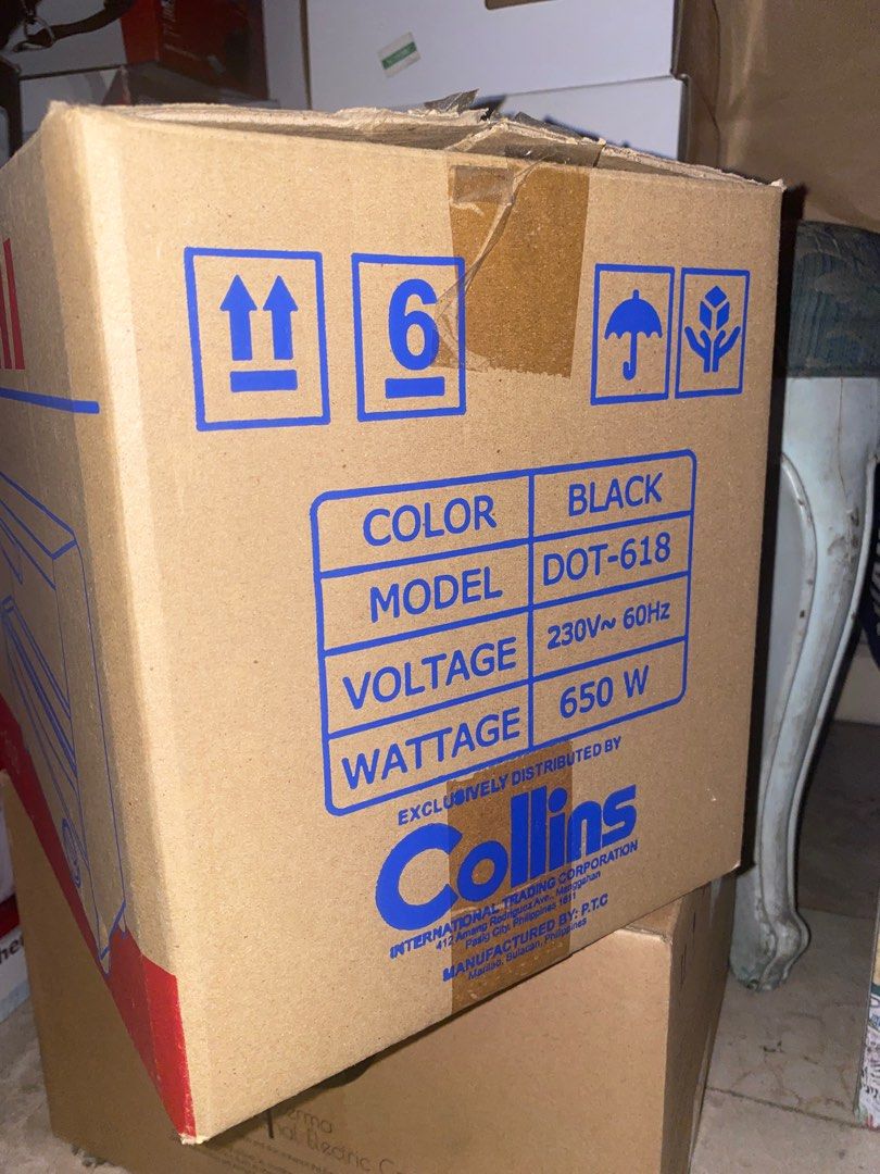 Dowell Collins Oven Toaster DOT-618 (Category: Ovens & Toasters) located in Pasig City. Submitted by chichinita (Listing ID 1321602643, Image 2). Description: Like new. Secondhand..