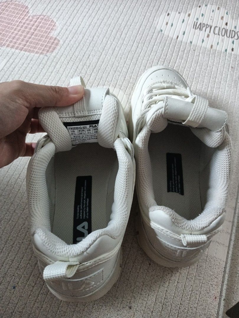 Fila disruptor white sale store