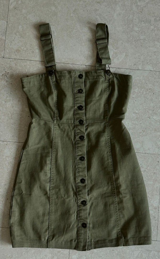 Forever 21 Khaki Dress Women s Fashion Dresses Sets Dresses on Carousell