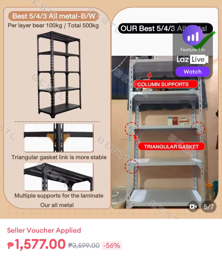 FULL HOME SET OF SHELVES AND RACKS! BEST DEAL TO TAKE THEM ALL! SAVE ...