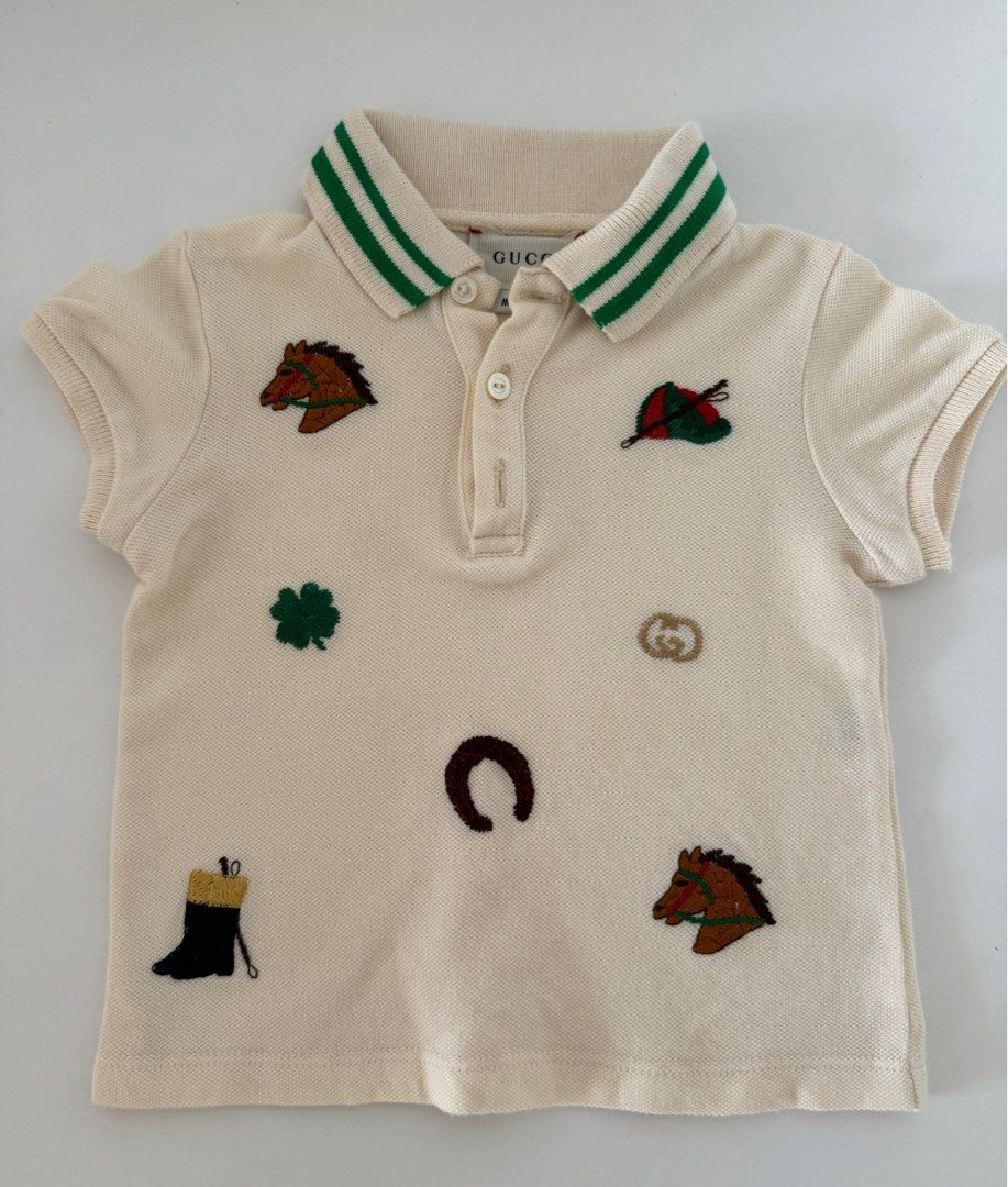 Gucci baby polo shirt new arrivals
