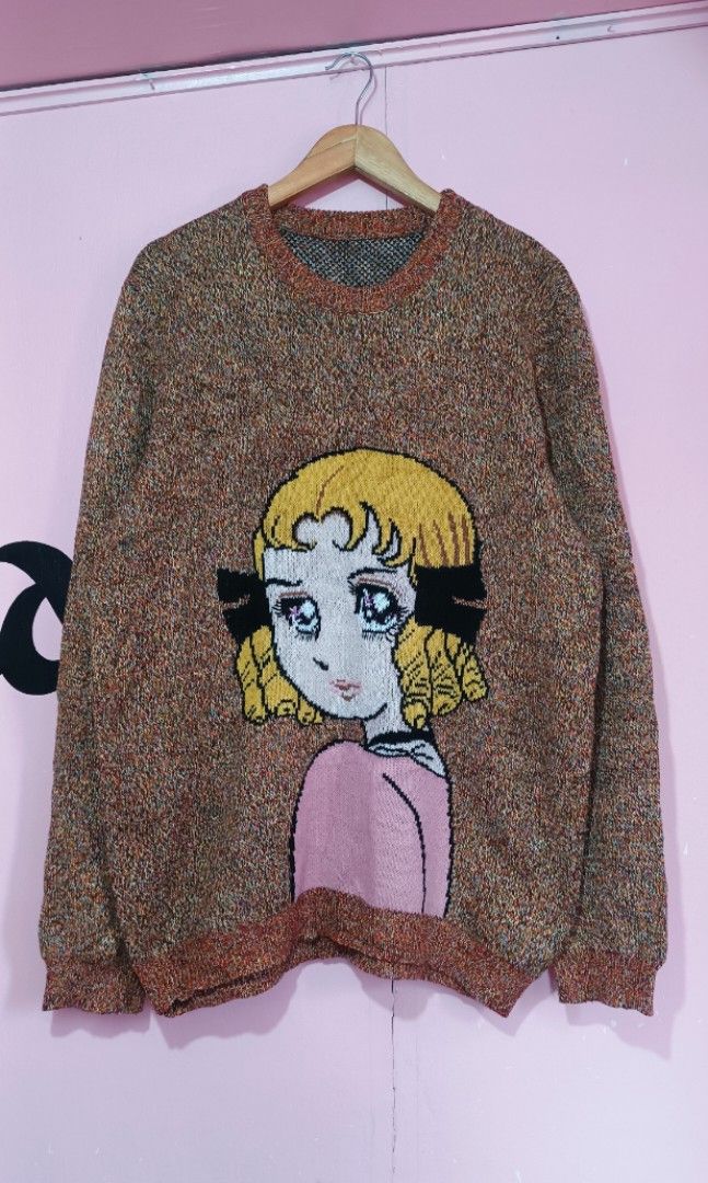 Gucci x chikae Ide multi color chunky knitted sweater