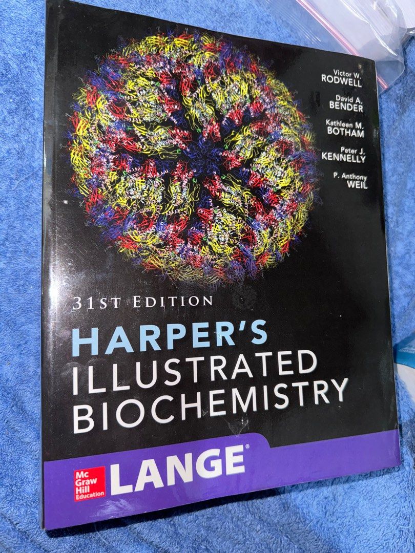 Harper’s Illustrated Biochemistry 31st Edition (Category: Textbooks) located in Valenzuela. Submitted by emeyyyyyy (Listing ID 1321506020, Image 1). Description: 101% original In mint condition with plastic cover since day 1 No highlights/ no markings Bought for 2800 Location: OLFU Valenzuela/ South Caloocan.