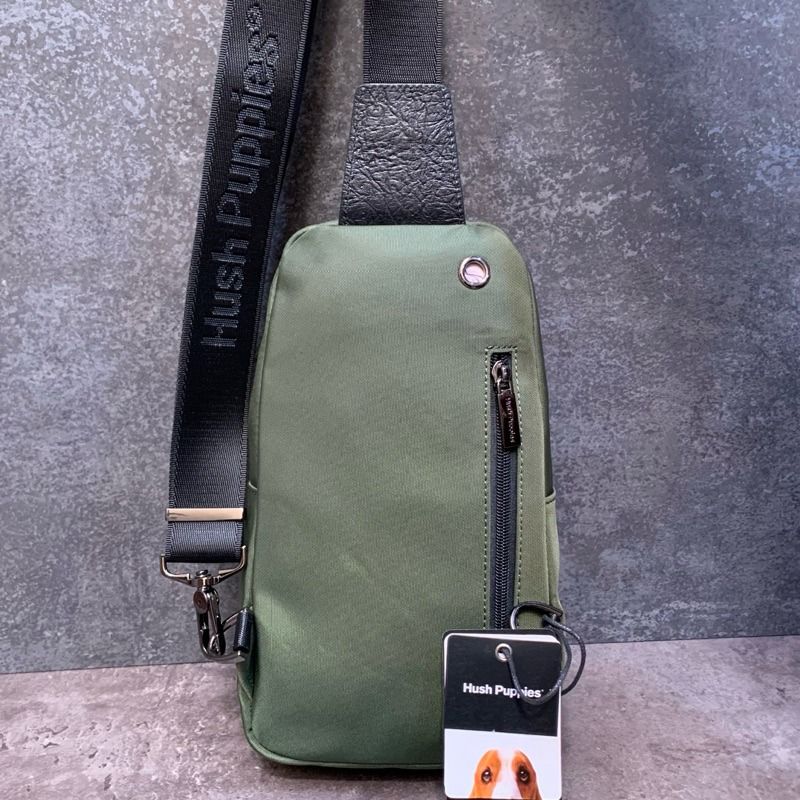 Hush Puppies Sling bag Hush Puppies Bag Sling Bag pria Tas Selempang Hush Puppies Tas Pria