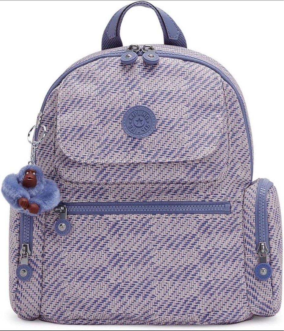 Kipling Matta Small Backpack in Eternal Tweed Women s Fashion Bags Wallets Backpacks on Carousell