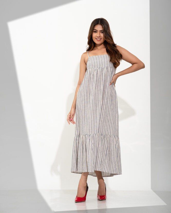 Kmart babydoll linen maxi dress