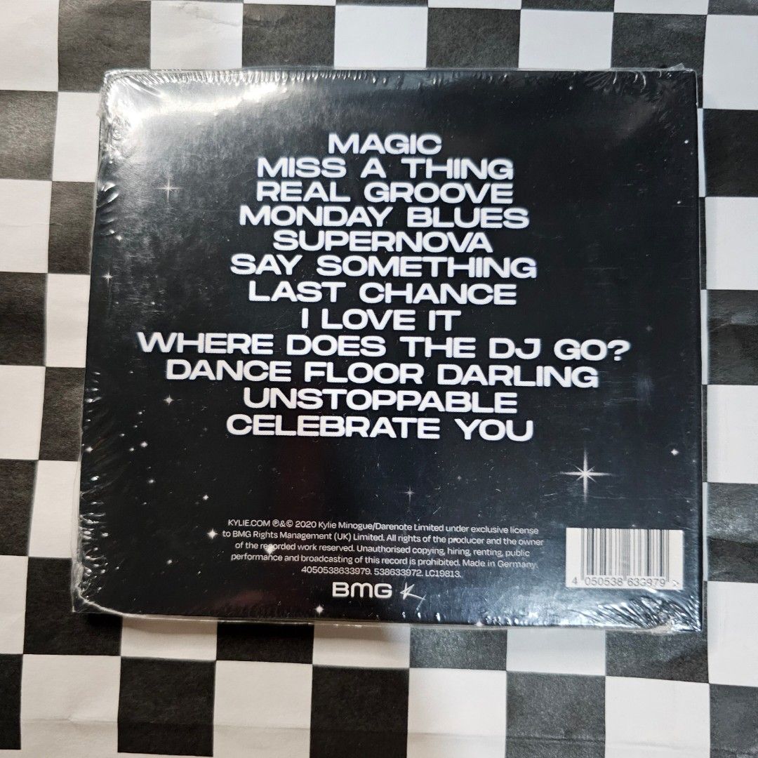 Kylie Minigue - Disco - CD Sealed and New (Category: CDs & DVDs) located in Quezon City. Submitted by serefrenpaz (Listing ID 1321614175, Image 2). Description: Good Day Buyers. Here are the payment options PAYPAL GCash - 09164862096 Bank Deposit - BPI, BDO, Unionbank, Landbank Palawan, Cebuana Meet Up - McDo Kamias, Jolibee Anonas Kamias Intersection, or KFC Anonas Delivery Options JRS - +120 Pesos shipping cost for JRS within Metro Manila, +140