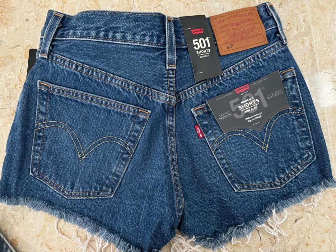 Levi s 501 shorts W23 brand new with tag Women s Fashion Bottoms Shorts on Carousell