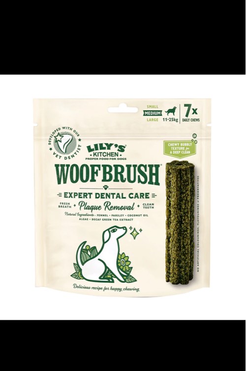 Lily s Kitchen Woofbrush Dental Care Medium Pet Supplies Pet Food on Carousell